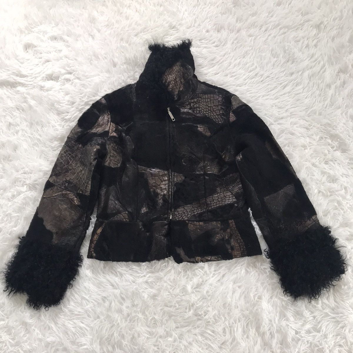 Japanese Brand Etoile Selection rare design patches leather jacket Size S / US 4 / IT 40 - 1 Thumbnail