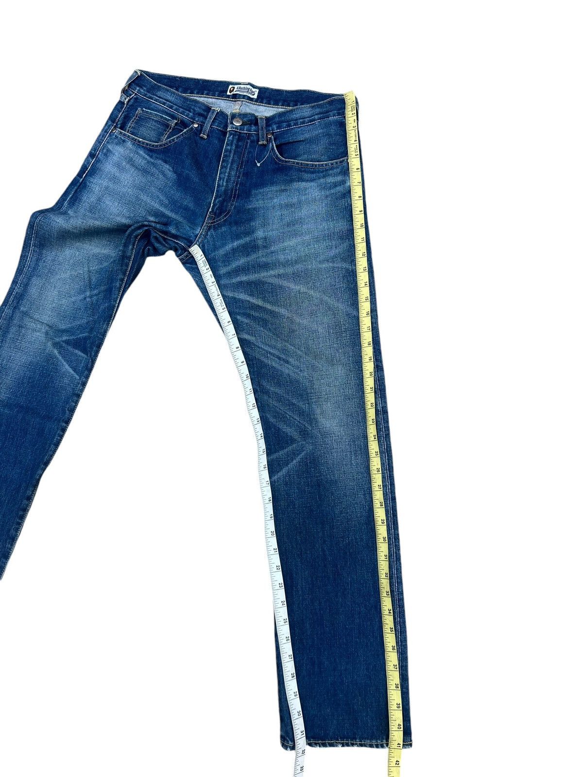 Bape A Bathing Ape Redline Selvedge Painter Denim Jeans Size US 32 / EU 48 - 5 Thumbnail