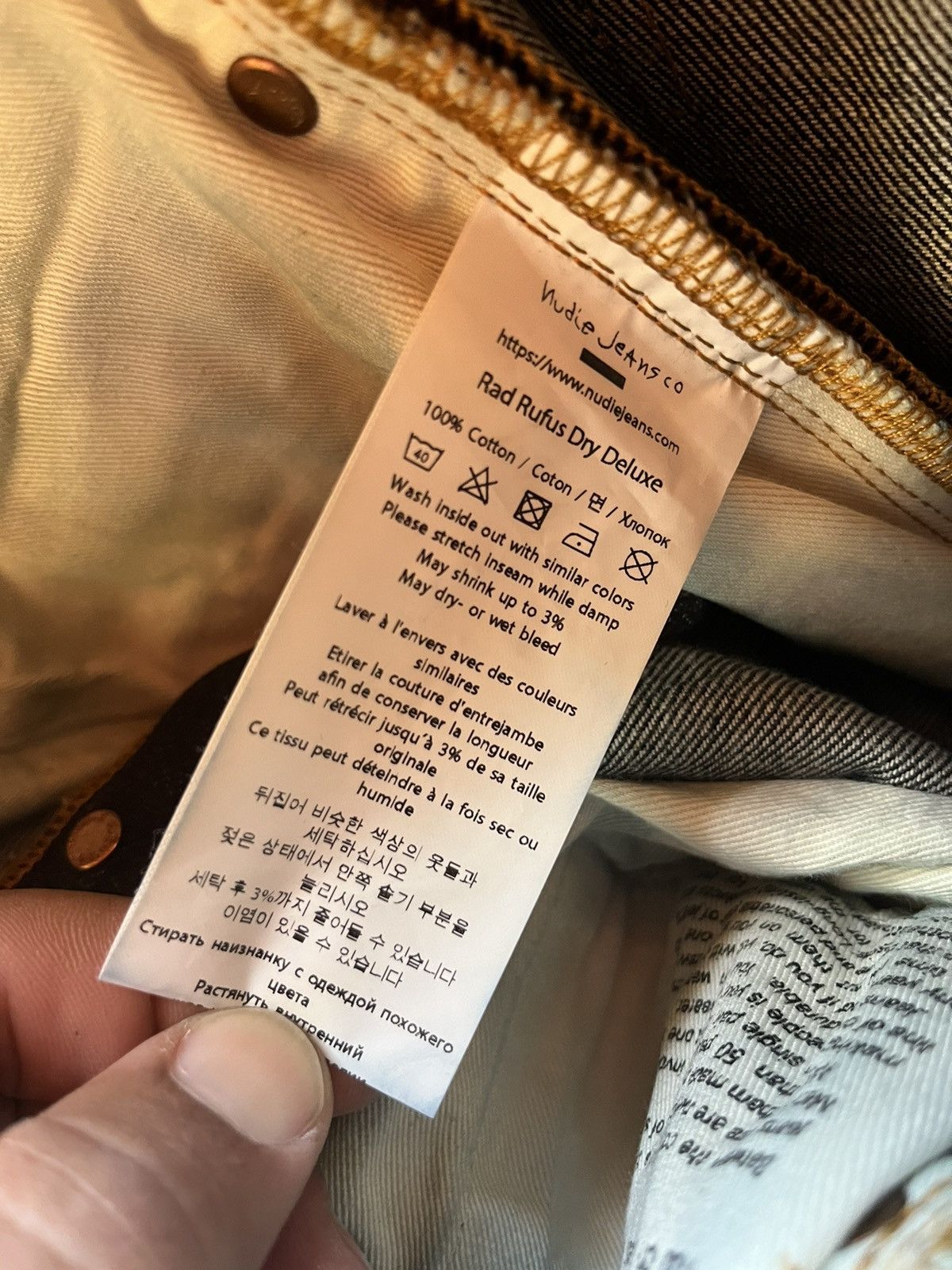 Nudie Jeans Nudie Jeans Rad Rufus Size US 31 - 11 Thumbnail