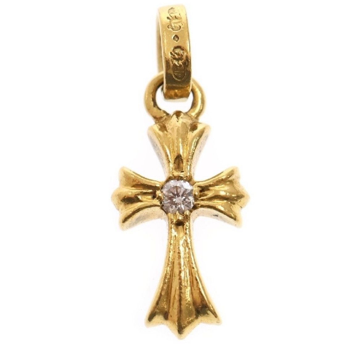 Chrome Hearts CHROME HEARTS 22K Gold Baby Fat Pendant Diamond Size ONE SIZE - 2 Thumbnail
