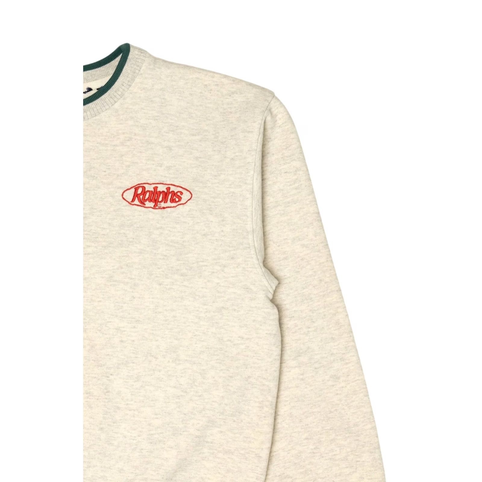 Vintage VINTAGE Ralph's Sweatshirt Mens Shirt Large Grey Embroidered 1990s Size US L / EU 52-54 / 3 - 6 Thumbnail
