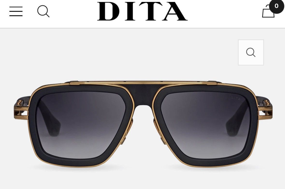 Dita DITA LXV-EVO Black / Gold Size 38 - 3 Thumbnail
