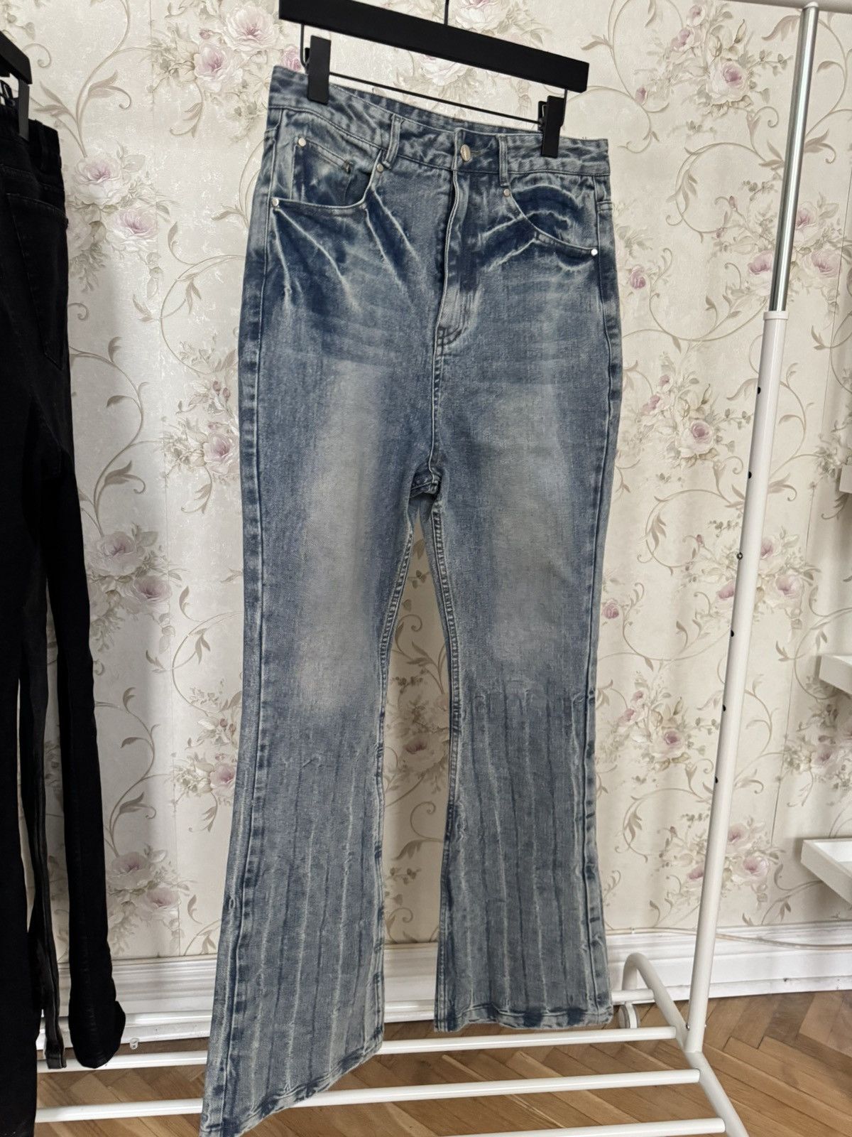 Japanese Brand × Vintage Lost tape flared denim Size US 31 - 3 Thumbnail