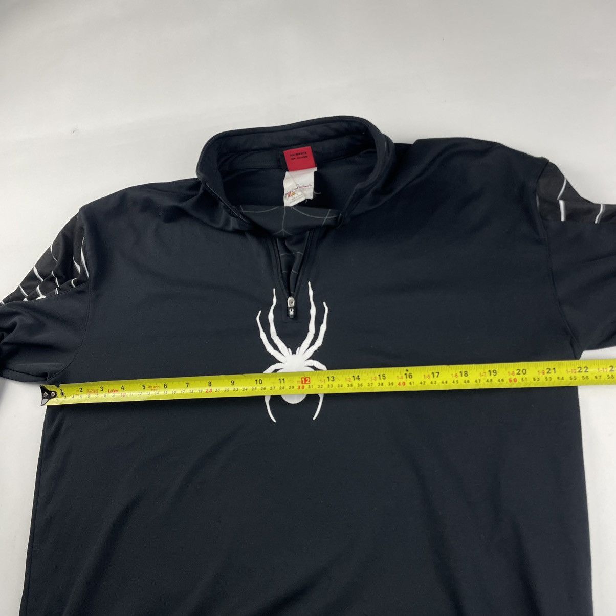 Spyder × Supreme VTG 90s Spyder Sweatshirt Black Spider Web 1/4 Zip Pullover Size US L / EU 52-54 / 3 - 13 Thumbnail