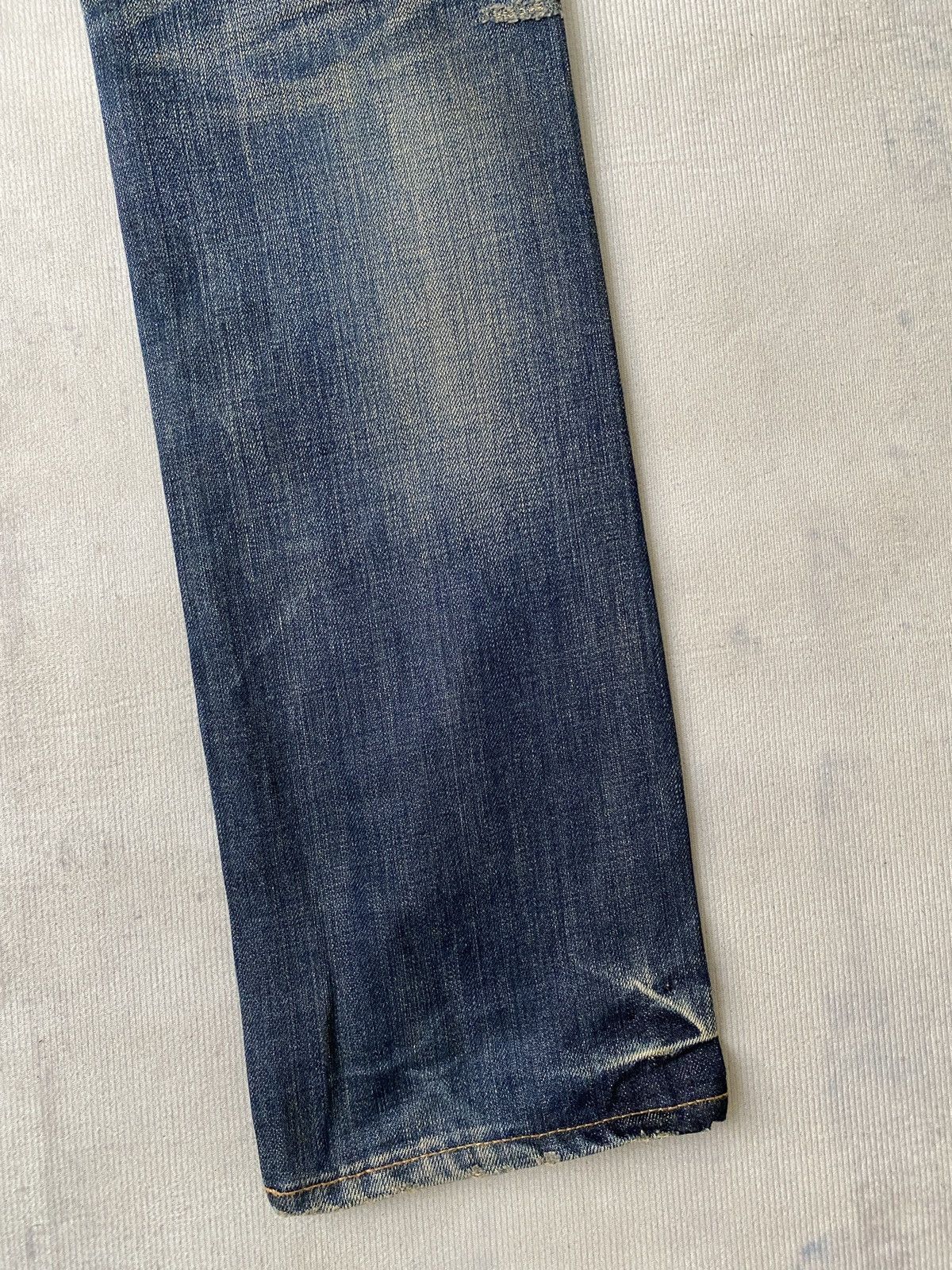 JACKROSE Jack Rose Japan Blue Faded Rusty Claw Marks Denim Size US 32 / EU 48 - 14 Thumbnail
