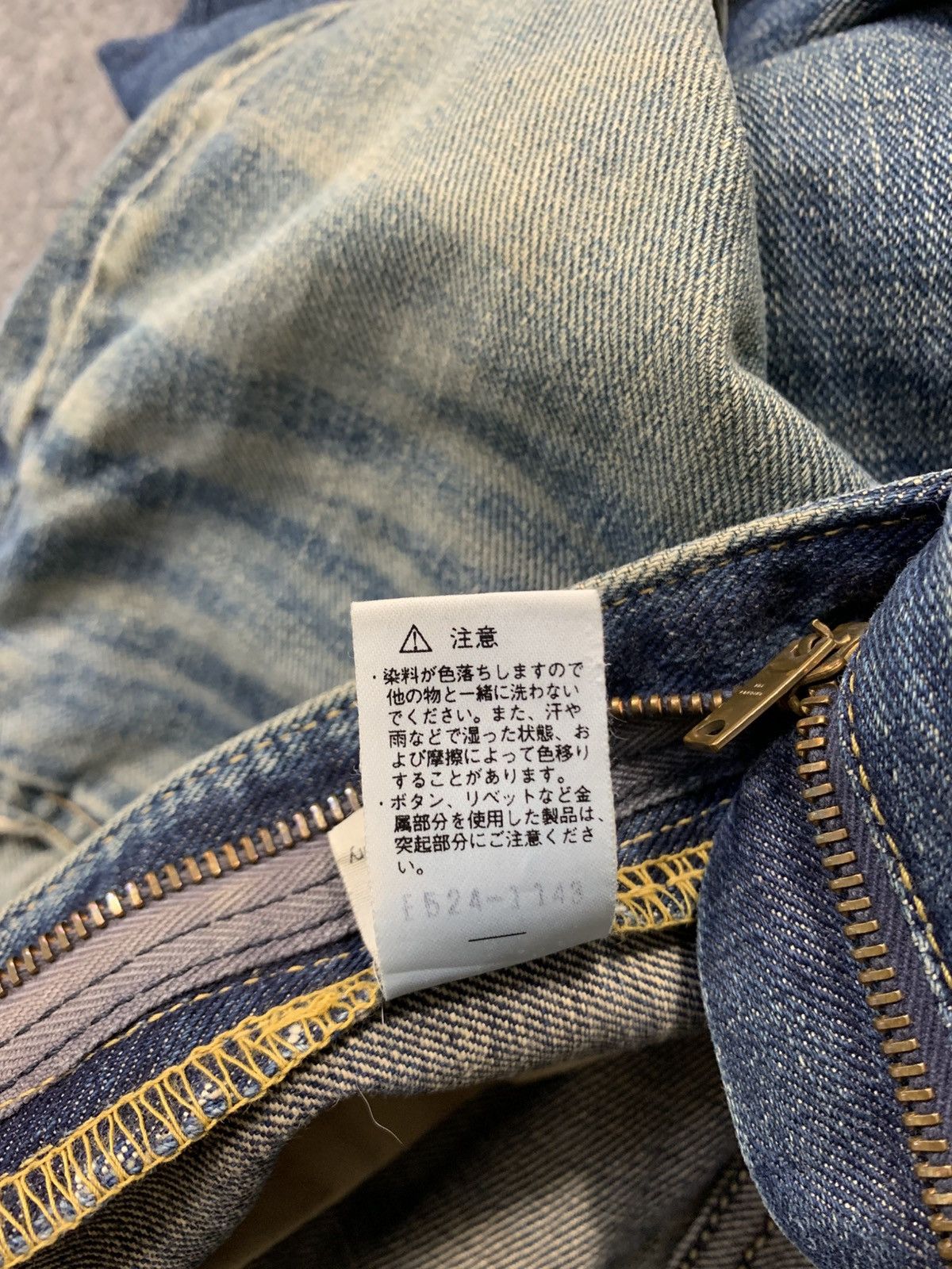 Lee Vintage Lee Indigo Selvedge Denim Jeans Straight Cut Size US 31 - 12 Thumbnail