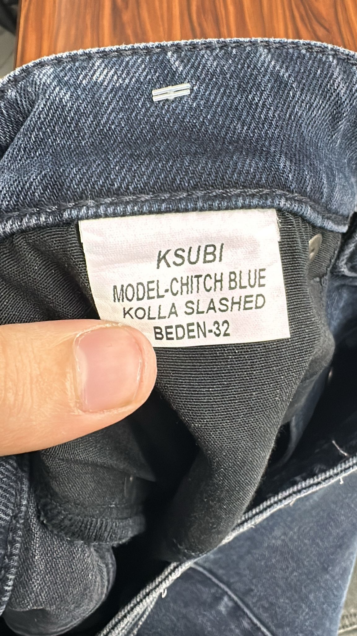 Ksubi Ksubi Chitch Blue Kolle Slashed Sample Jean Size 32 Size US 32 / EU 48 - 6 Thumbnail