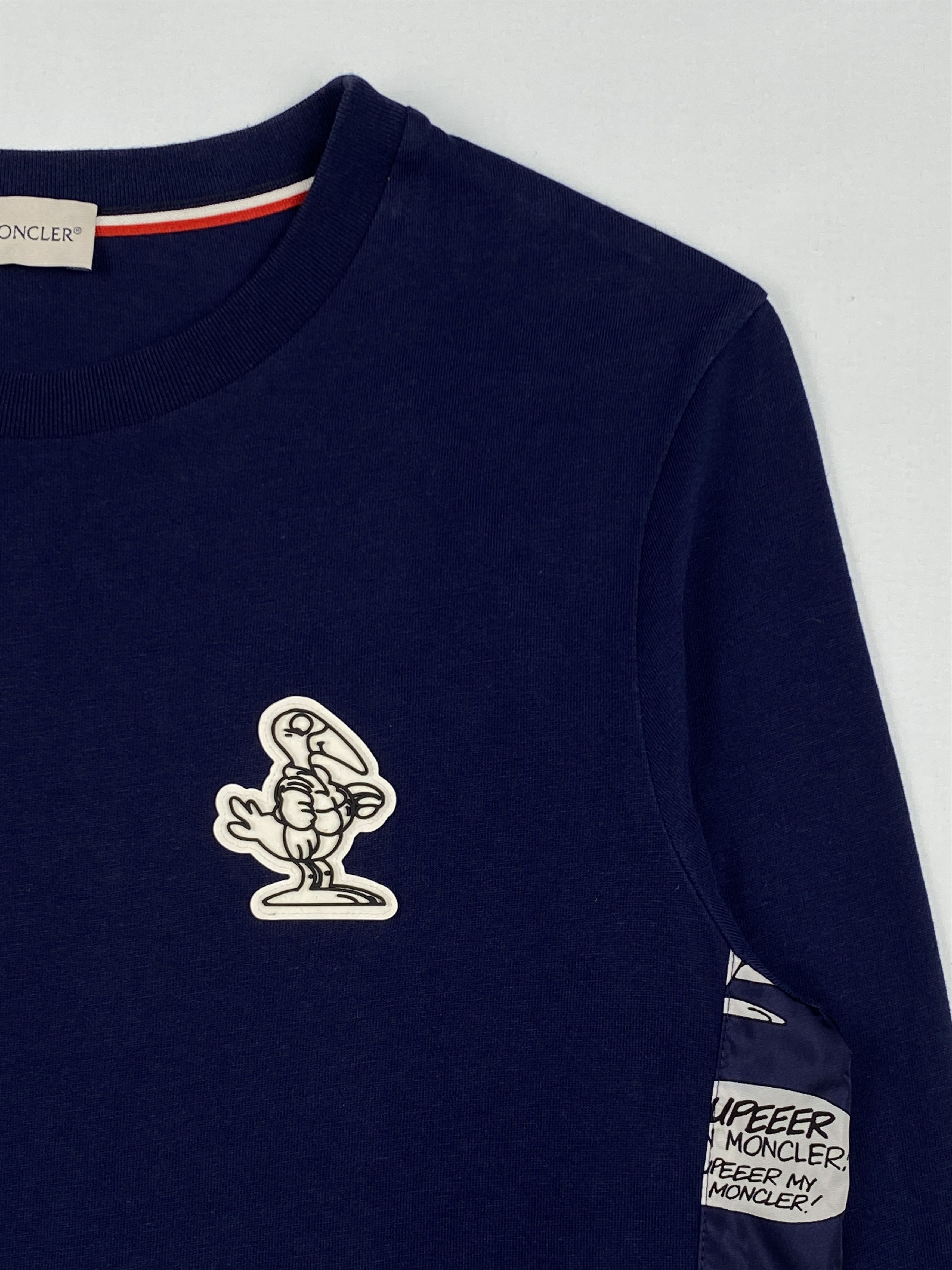 Moncler Cartoon Patch Comic Strip Long Sleeves T-Shirt Size M / US 6-8 / IT 42-44 - 7 Thumbnail