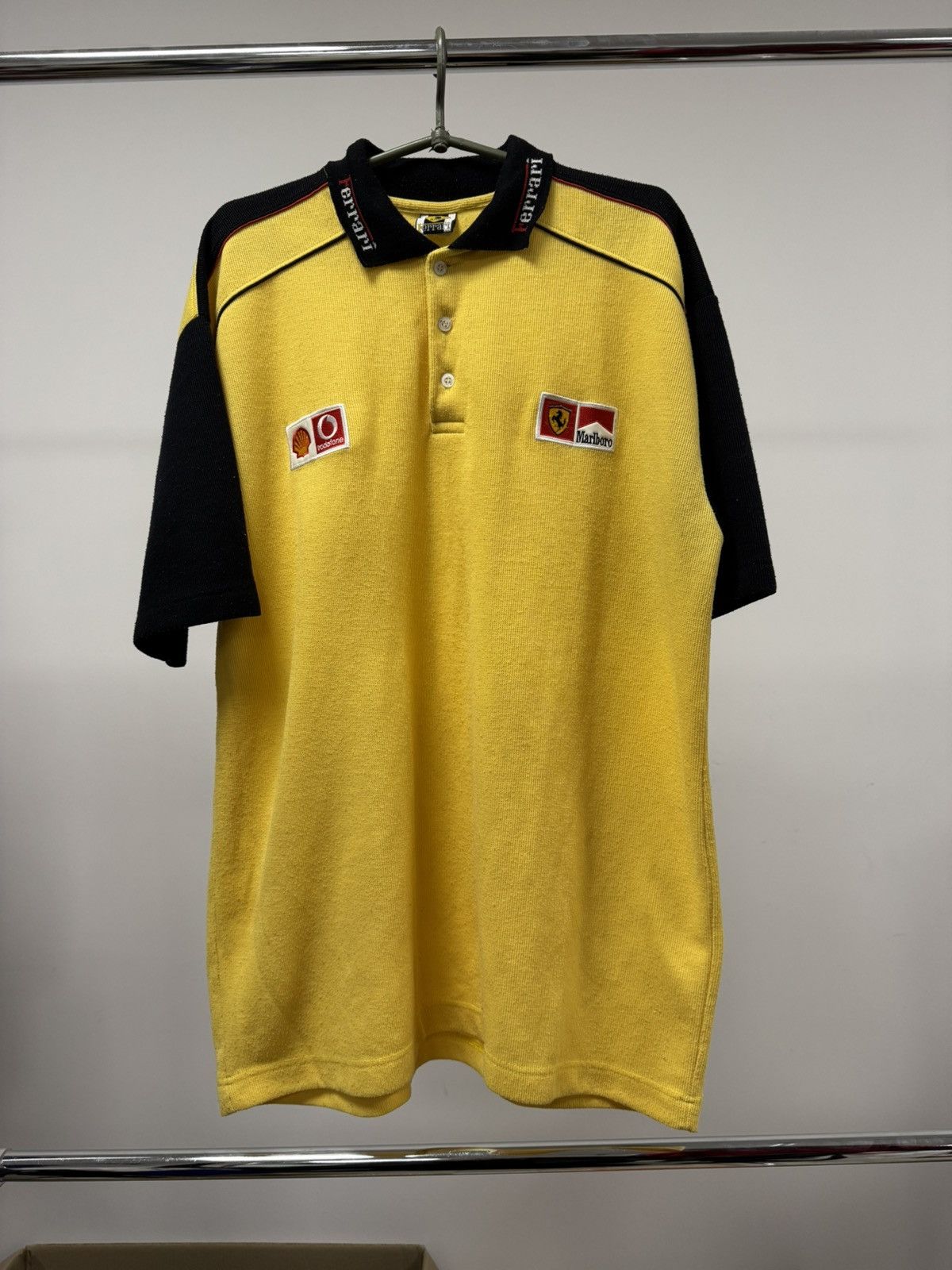 Ferrari × Marlboro × Vintage Vintage Ferrari Polo T shirt Racing F1 Marlboro Mens Xl Size Size US XL / EU 56 / 4 - 1 Thumbnail