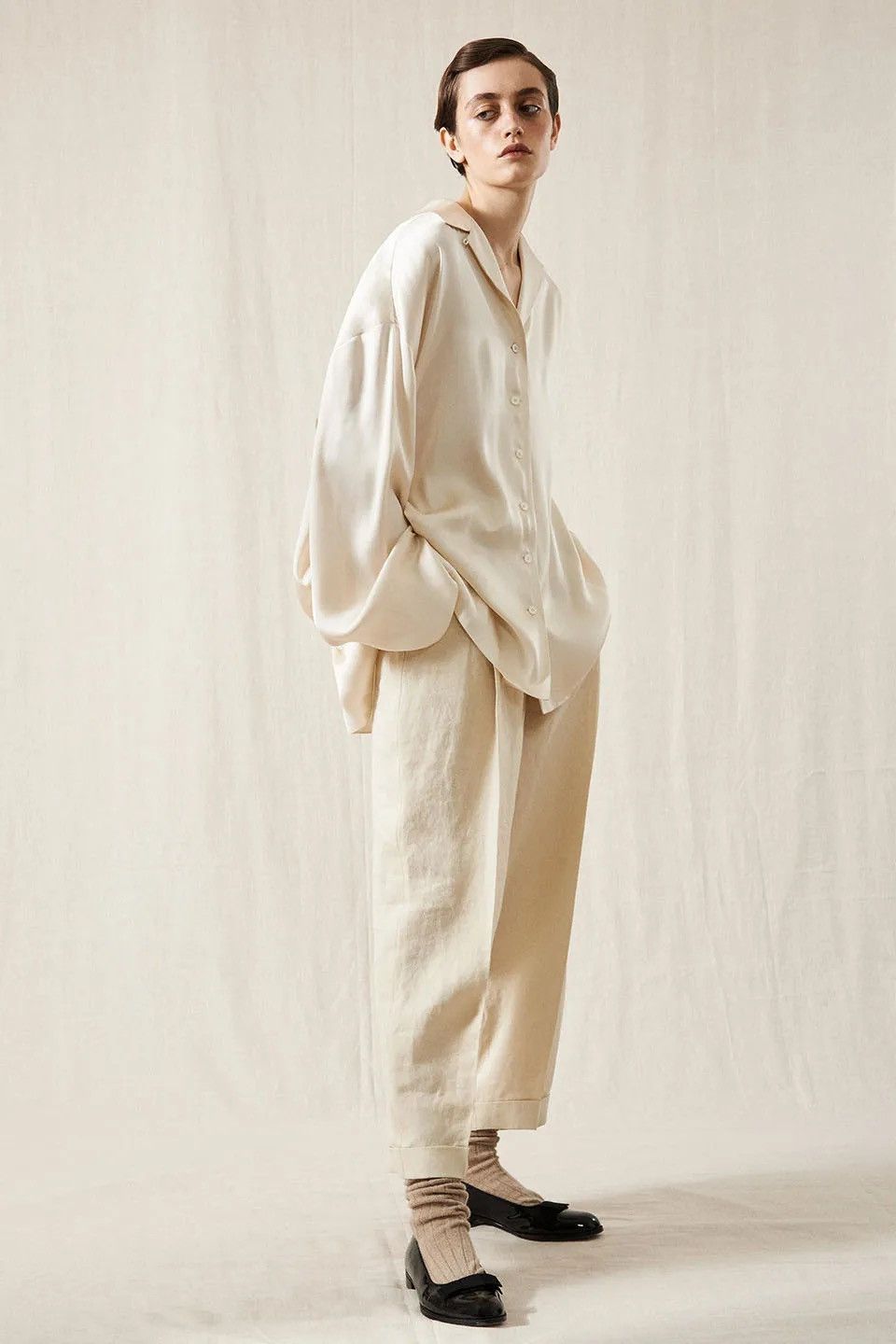 Zanini Italian Made White Linen Trousers