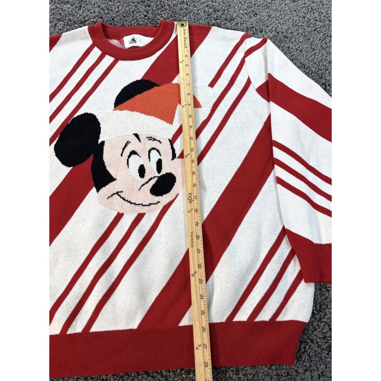 Disney VINTAGE Disney Christmas Mickey Mouse Sweater XL Men’s Red Crew Neck Pullover Knit Graphic Print Christmas Theme Holiday Holiday 2023? Size US XL / EU 56 / 4 - 2 Thumbnail
