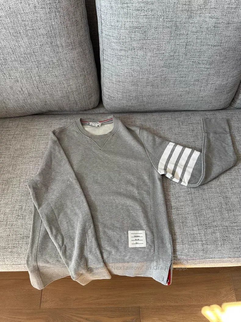 Thom Browne Thom Browne Gray Sweatshirt Size US M / EU 48-50 / 2 - 1 Thumbnail
