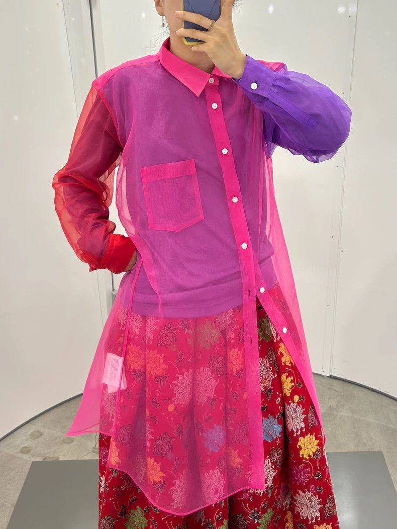 Comme des Garcons Comme Des Garcons Main Line Color Patchwork Shirt Size S / US 4 / IT 40 - 2 Thumbnail