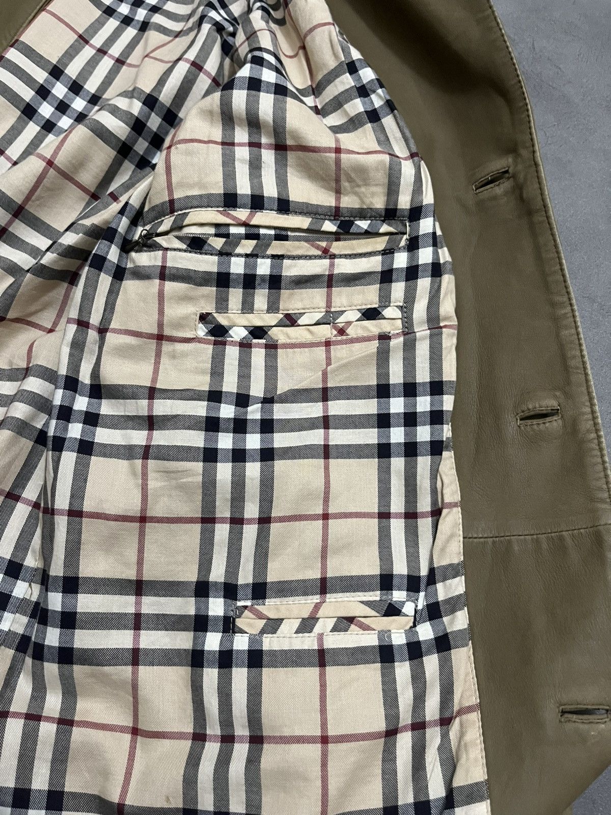 Burberry Vintage BURBERRY leather jacket Size US M / EU 48-50 / 2 - 5 Thumbnail