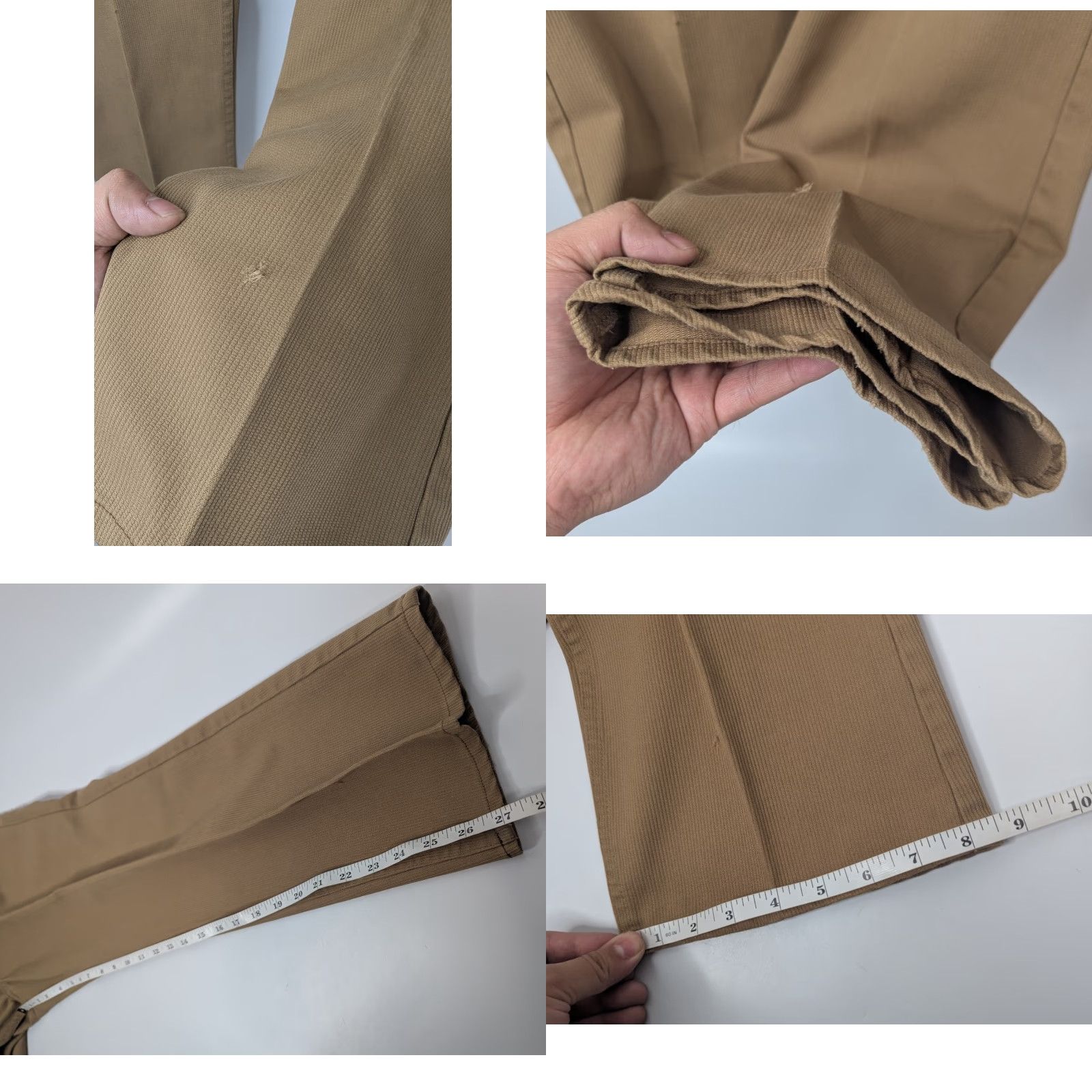 Levi's VTG Levis Pants Khaki Mens Big E Black Label Trouser Talon Zipper 32x27 Size US 32 / EU 48 - 9 Thumbnail