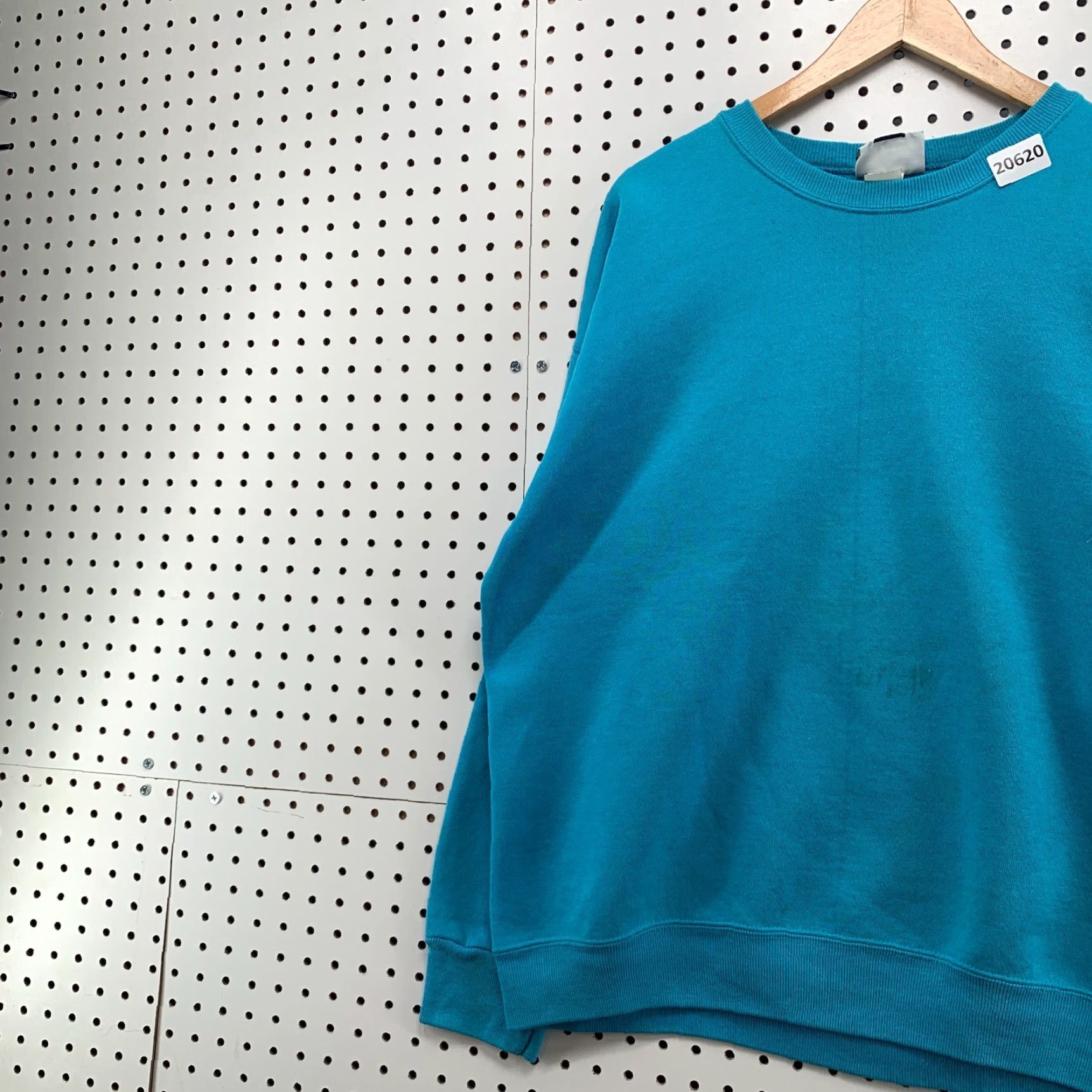 Lee VINTAGE LEE Sweatshirt Crewneck Adult 2XL Blue Heavyweight Cotton Blend Mens Pullover 25.5x28 Size US XXL / EU 58 / 5 - 3 Thumbnail