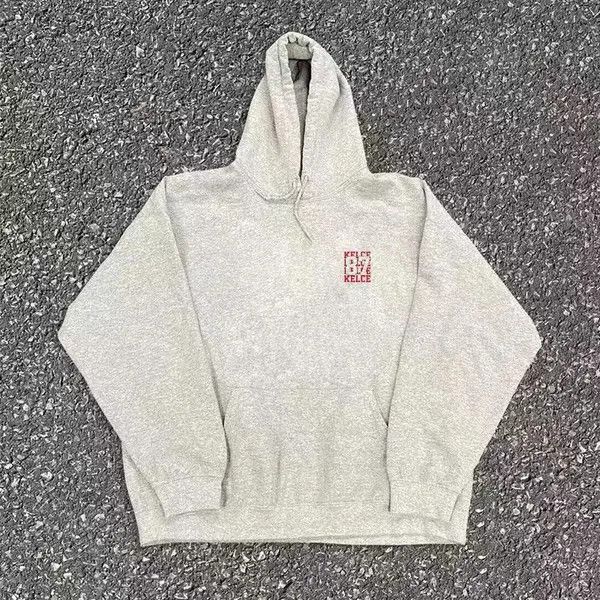 VIBE Hip Hop Letter 87 Digital Print Casual XL Hooded Sweatshirt Size US XL / EU 56 / 4 - 2 Thumbnail