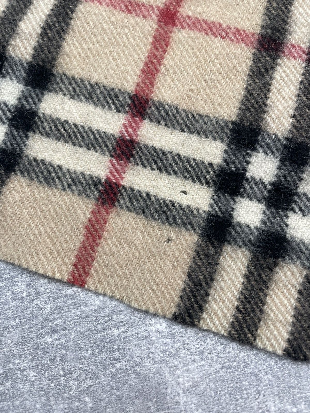 Burberry Burberry Cashmere Scarf Check Vintage Size ONE SIZE - 5 Thumbnail