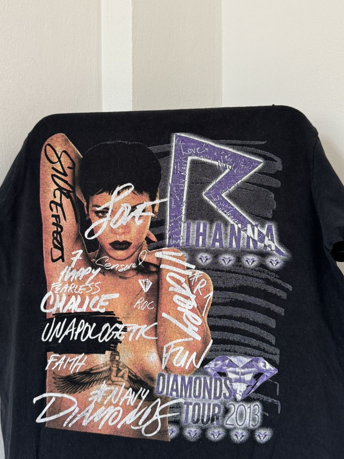 Band Tees × Vintage EFFN Clo. Rihanna Tee | Grailed