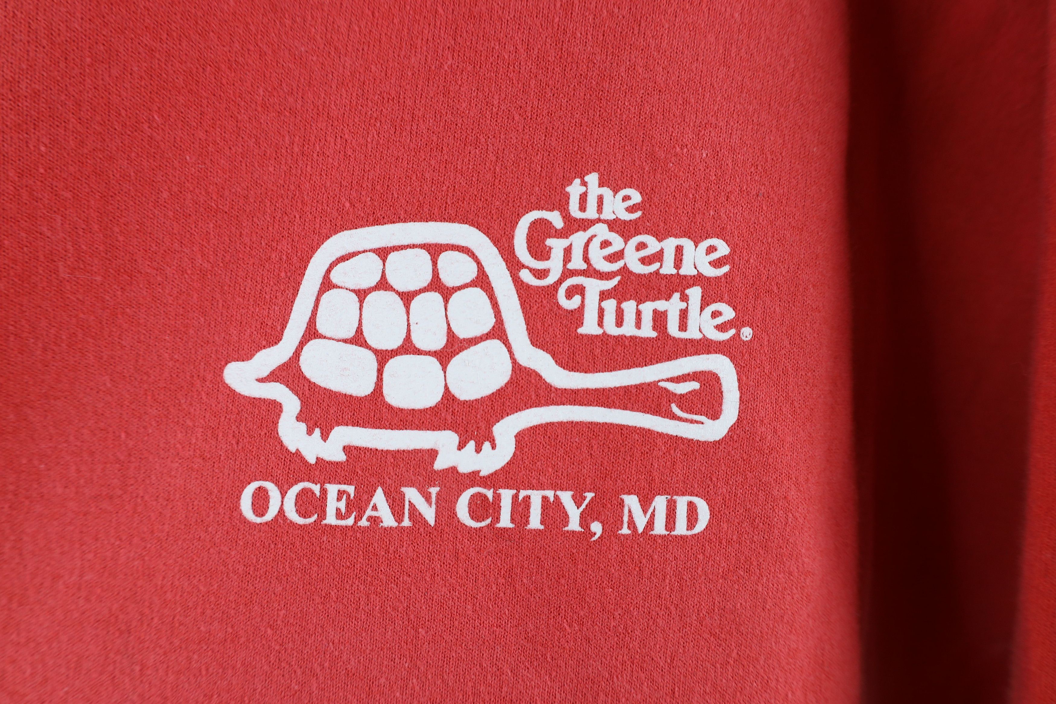 Vintage Vintage Out The Green Turtle Sports Bar Sweatshirt Salmon Size US L / EU 52-54 / 3 - 4 Thumbnail