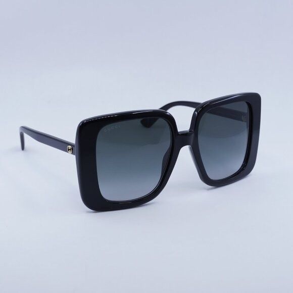 Gucci 🕶️ New Gucci GG1314S 001 Sunglasses - Black Frame, Grey Size ONE SIZE - 5 Thumbnail