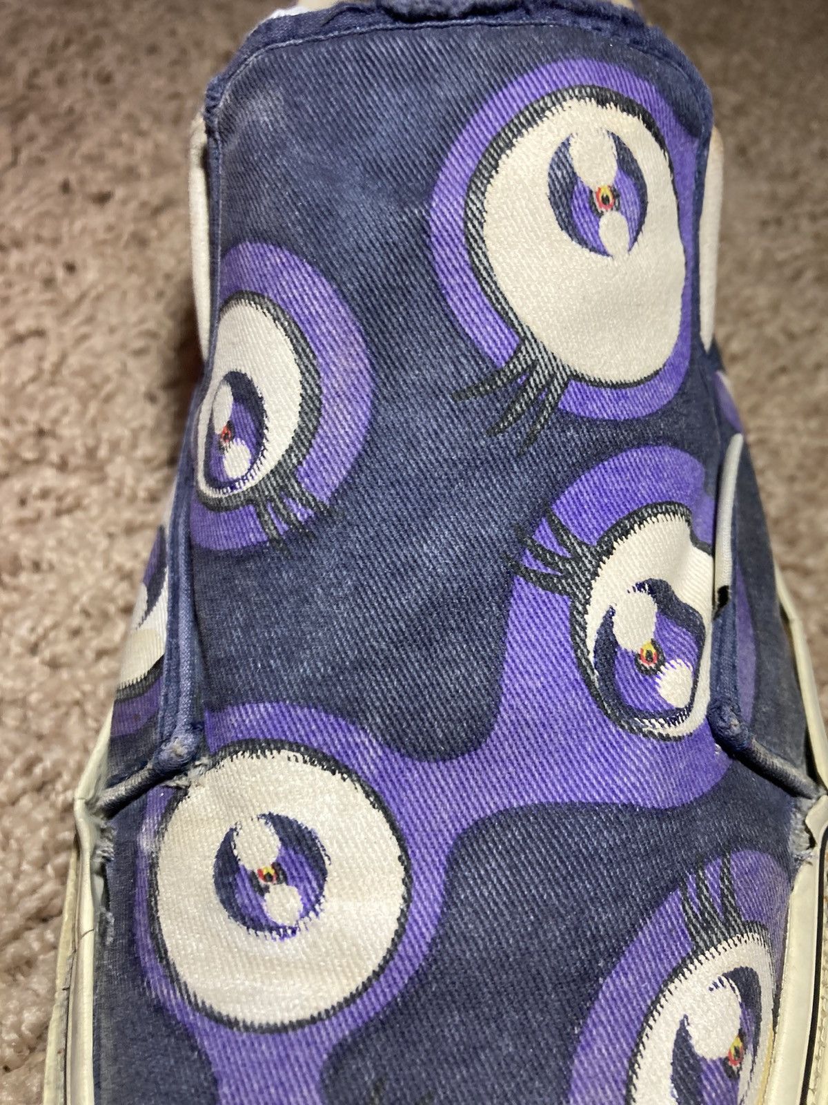 Issey Miyake SS2000 Issey Miyake Takashi Murakami Eye Slip On Vans Art 43 Size US 10 / EU 43 - 15 Thumbnail