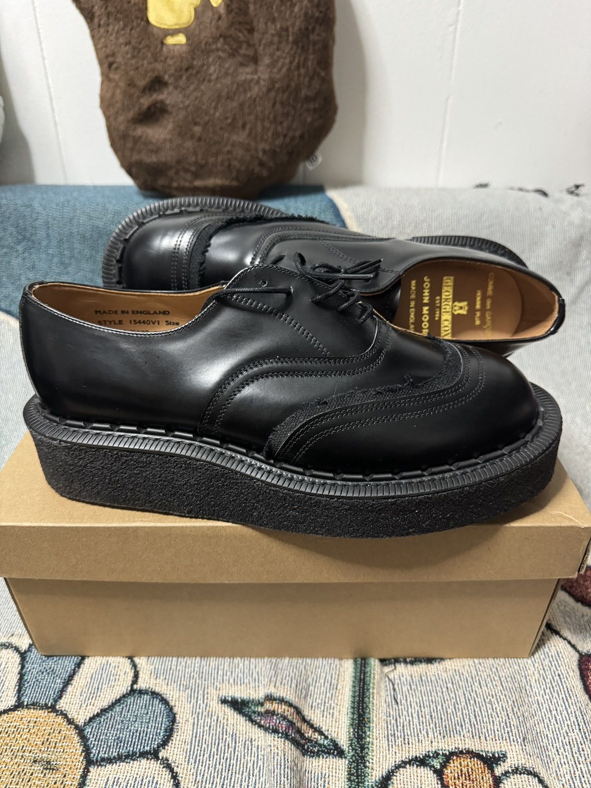 George Cox CDG HOMME PLUS GEORGE COX X JOHN MOORE EDITION OXFORDS | Grailed