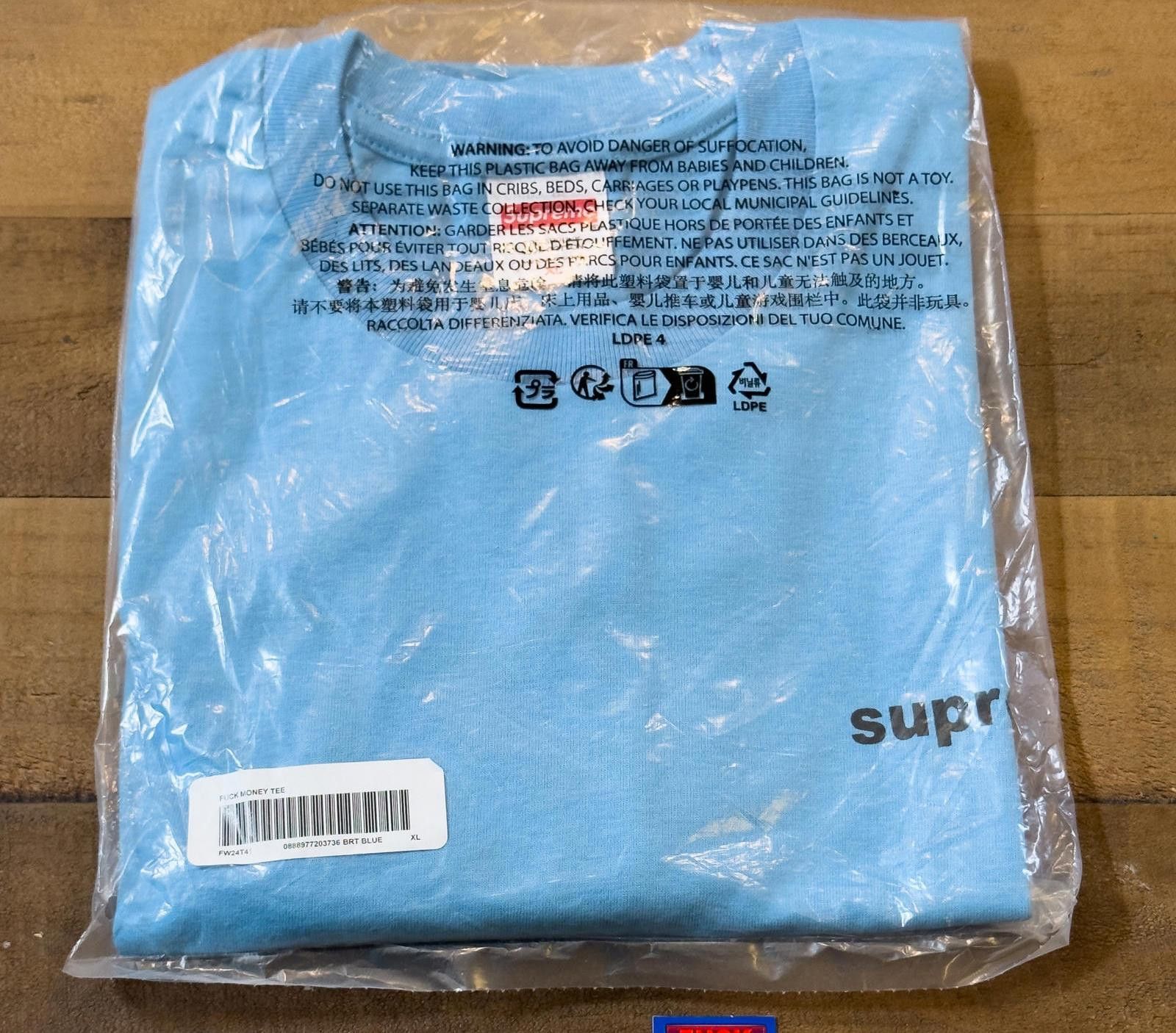 Supreme Supreme Fuck Money Tee Size XL Size US XL / EU 56 / 4 - 2 Thumbnail