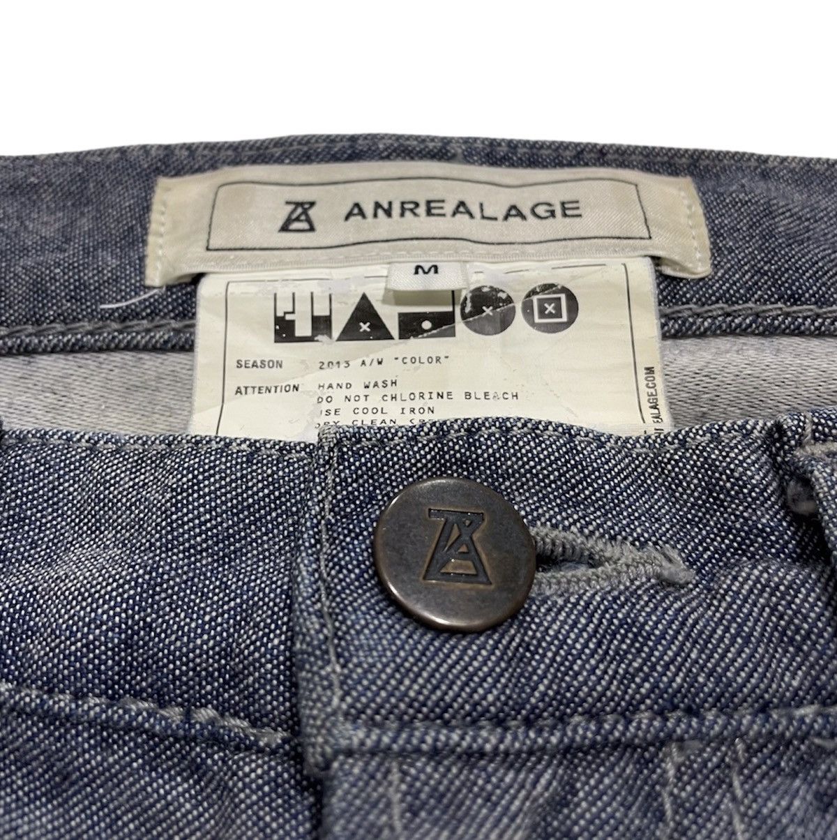 ANREALAGE 13AW “ Color” Split Denim Size US 32 / EU 48 - 10 Thumbnail