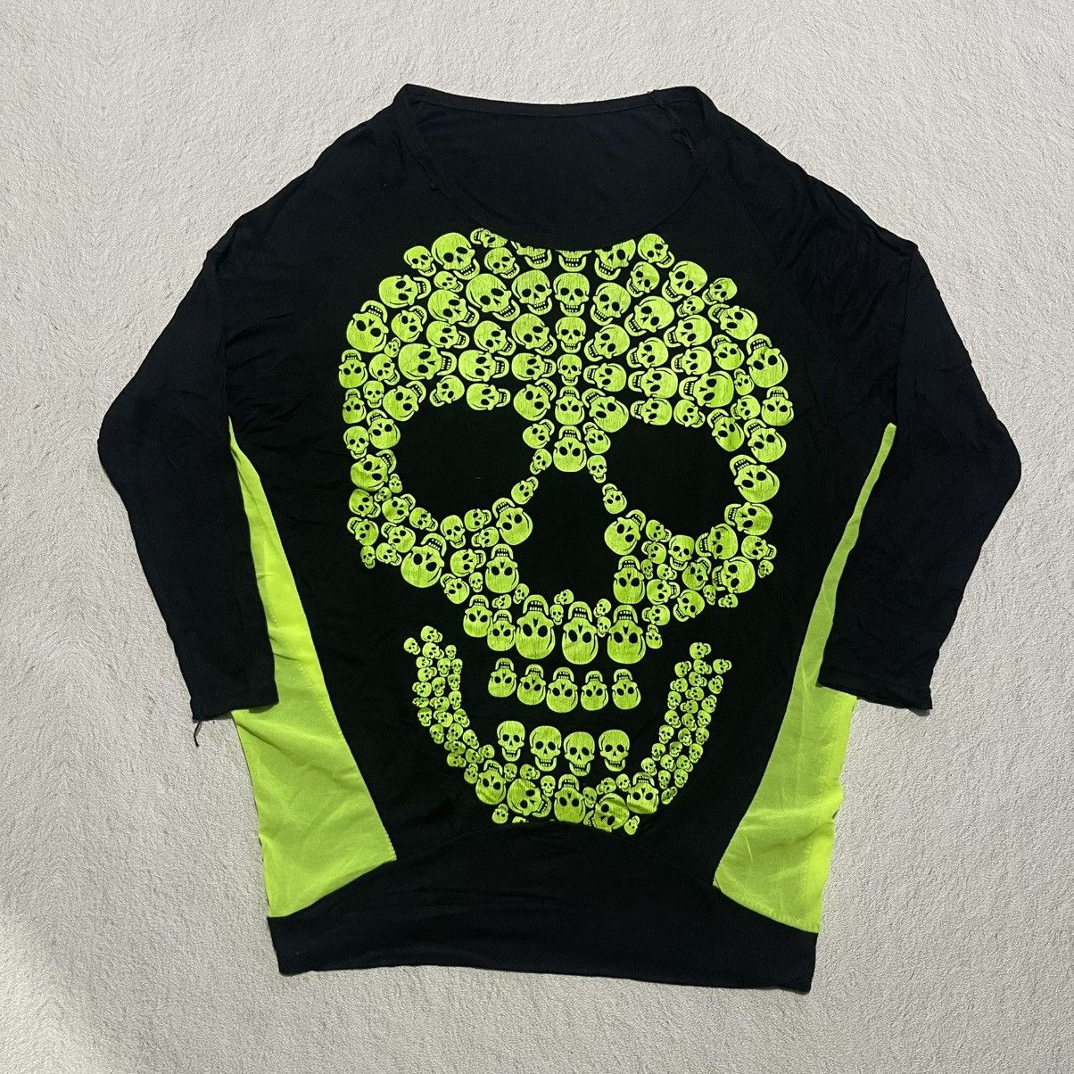 Hysteric Glamour Y2K LONG SLEEVE TSHIRT SKULL BIG LOGO STYLE Size US L / EU 52-54 / 3 - 1 Thumbnail