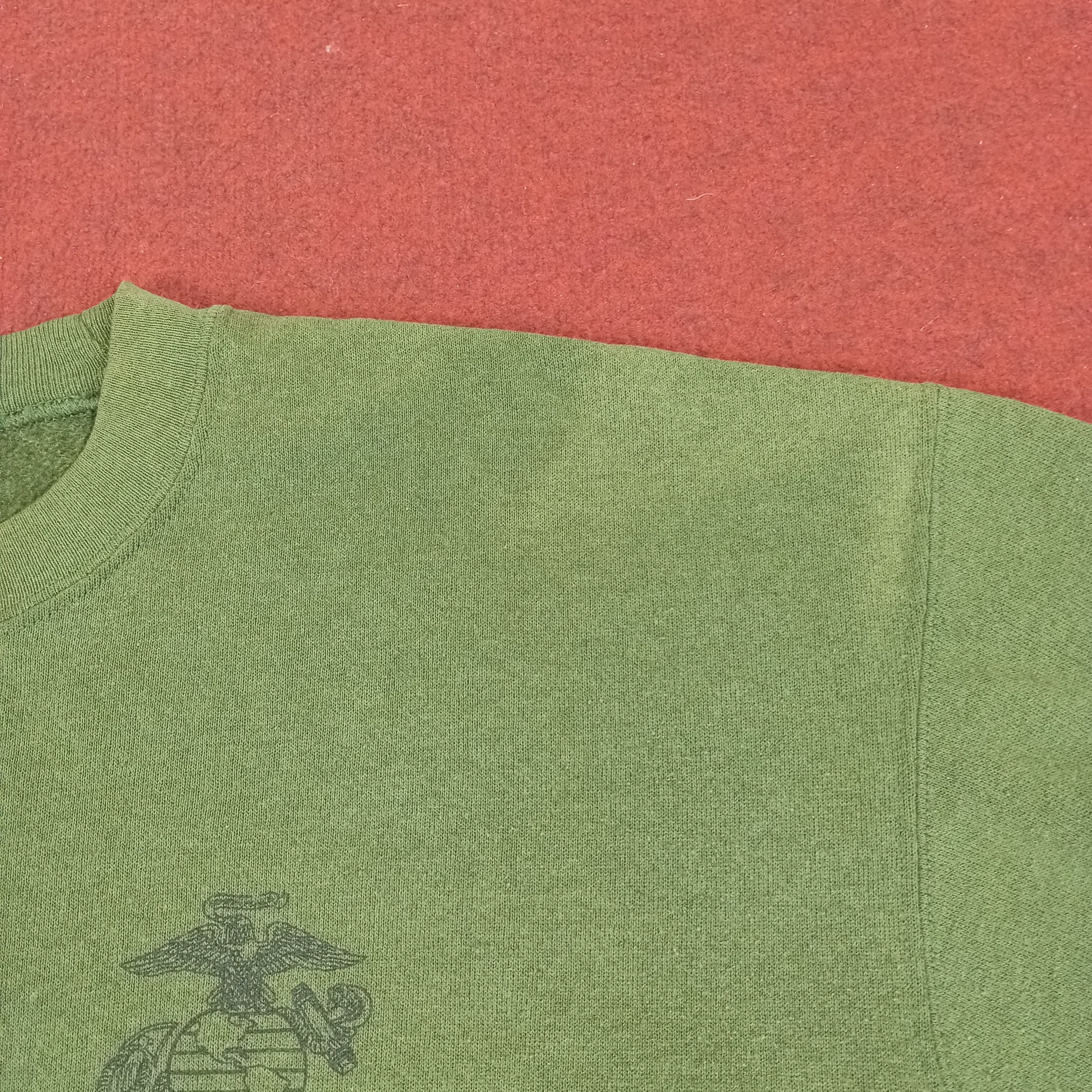 Vintage USMC Sweatshirt Army Military Streetwear Style Size US L / EU 52-54 / 3 - 9 Thumbnail