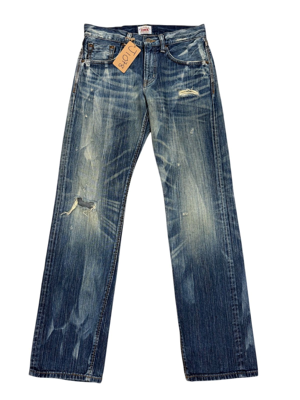 Kapital Japanese Edwin Exclusive Distressed Jeans Size US 31 - 1 Thumbnail