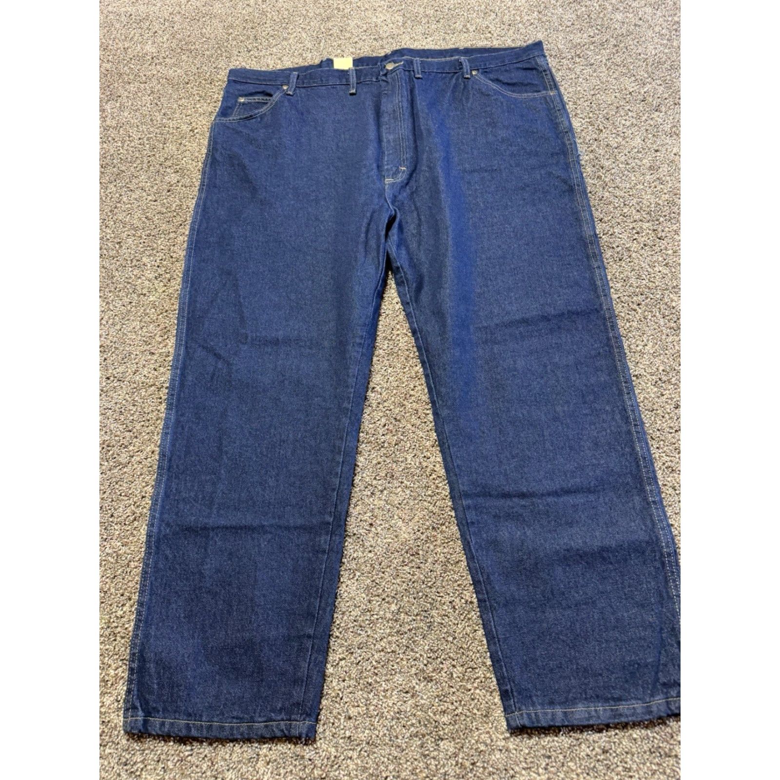 Wrangler Wrangler Rugged Wear Jeans Men 50 Blue Denim Bootcut 50X30 NEW Relaxed 5-Pocket Cotton Mens Size US 34 / EU 50 - 5 Thumbnail