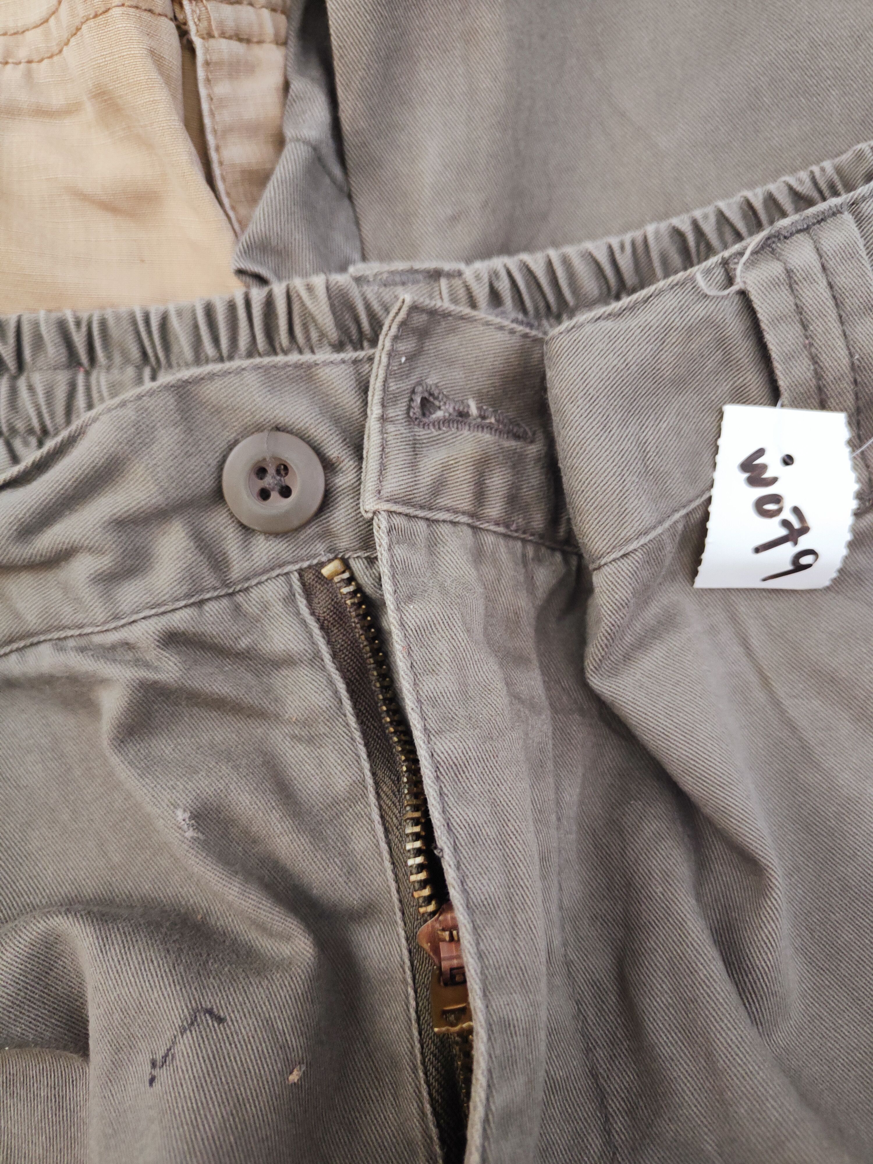 Japanese Brand Japan utility Olive Multipocket Tactical Cargo Pants #W079 Size US 33 - 14 Thumbnail
