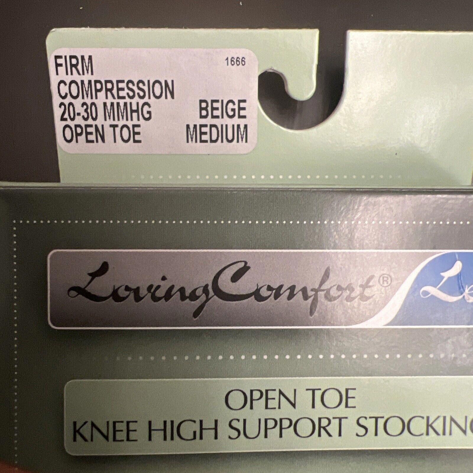 Designer Loving Comfort Fashion Knee High Stockings Sheer medium Size ONE SIZE - 3 Thumbnail