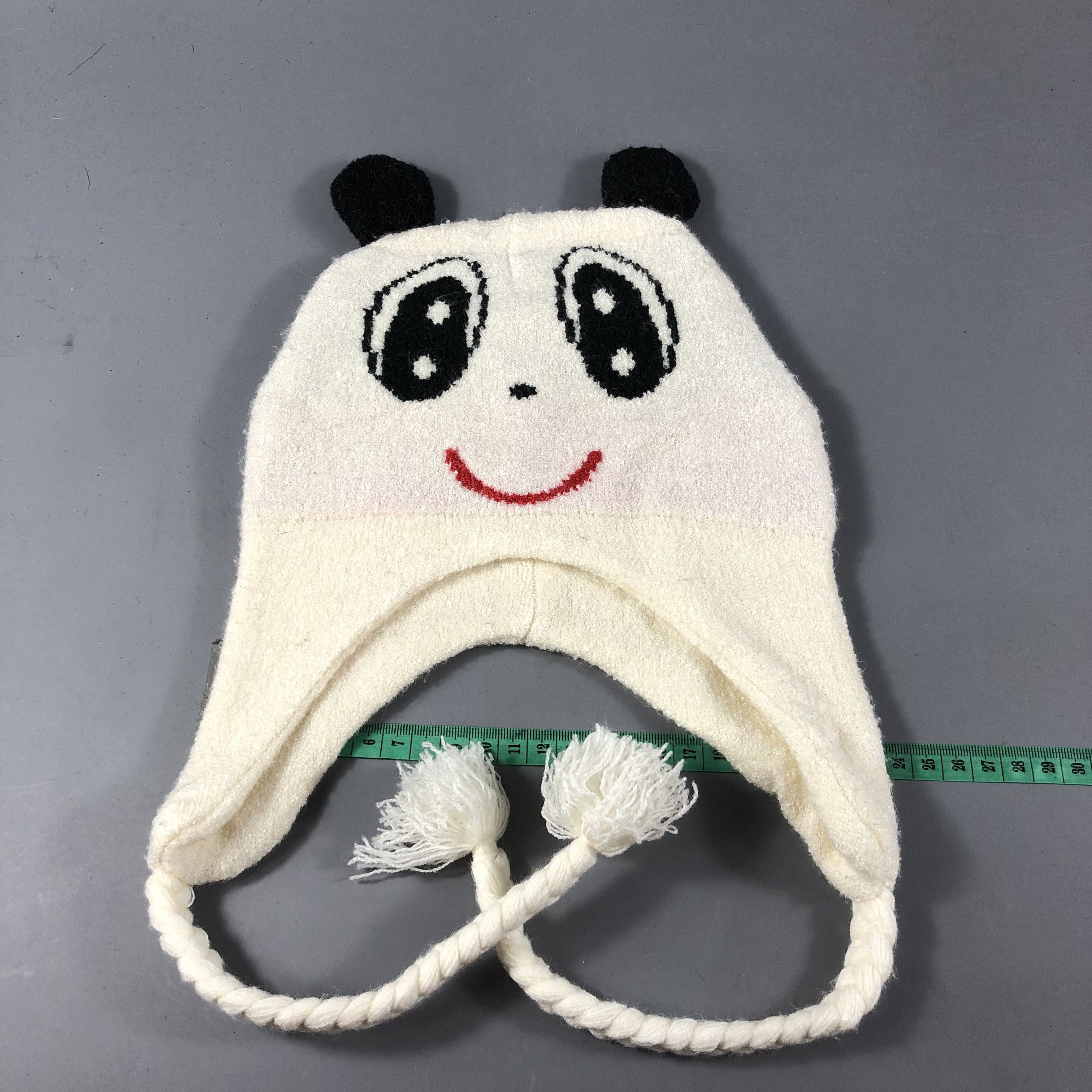 Vintage Panda Earflap Beanie Snowcap Snow Hat B925 Size ONE SIZE - 3 Thumbnail