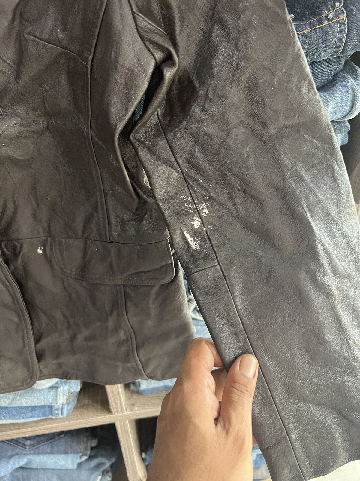 Comme Ca Ism 🔥Comme Ca Ism Button Leather Jacket Size S / US 4 / IT 40 - 10 Thumbnail