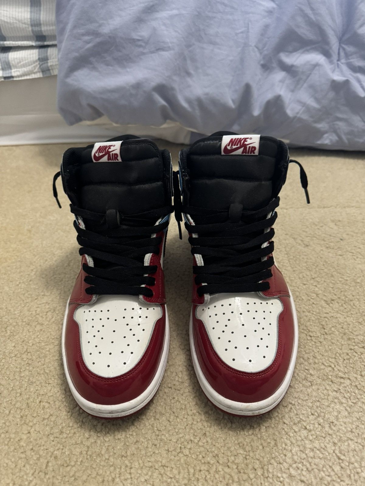 Nike Jordan 1 Retro High ‘Fearless UNC Chicago’ Size US 11 / EU 44 - 1 Thumbnail