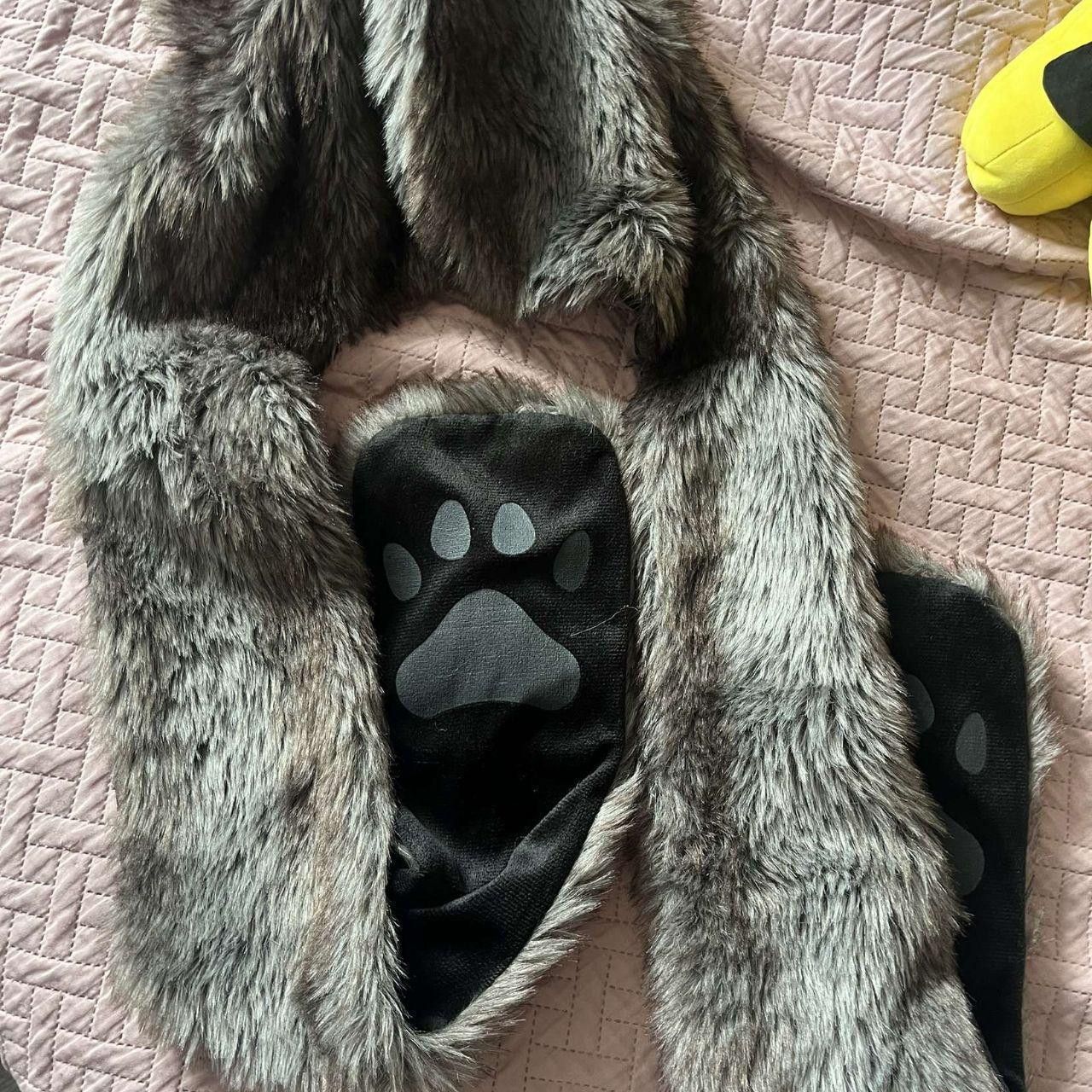 Other Y2k Fluffy Winter Plush Cat Hat-Gloves Size ONE SIZE - 3 Thumbnail