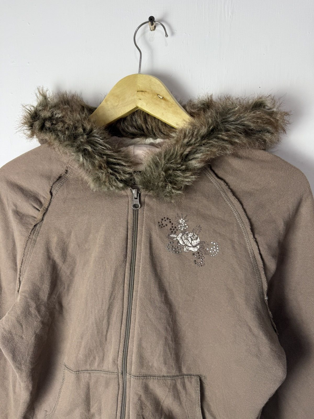 Hysteric Glamour Mossino fur hoodie brown Ifsixwasnine lgb styled Size US M / EU 48-50 / 2 - 4 Thumbnail