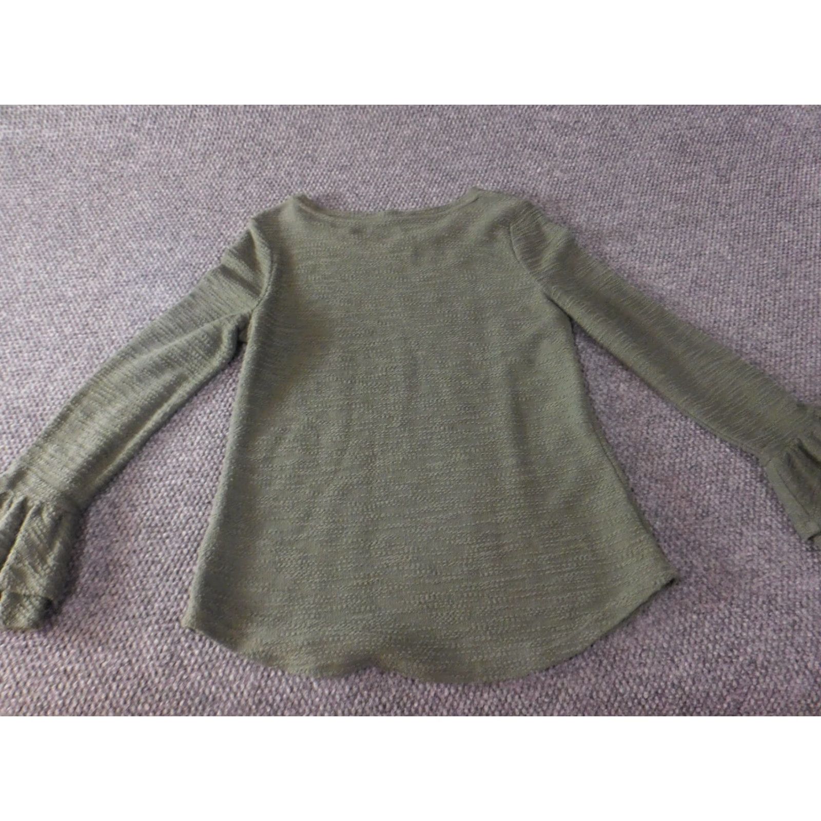 Vintage St. John's Bay Sweater Womens Medium Green Crew Neck Pullover Stretch Knit Raglan Sleeve Regular Size M Size M / US 6-8 / IT 42-44 - 7 Thumbnail