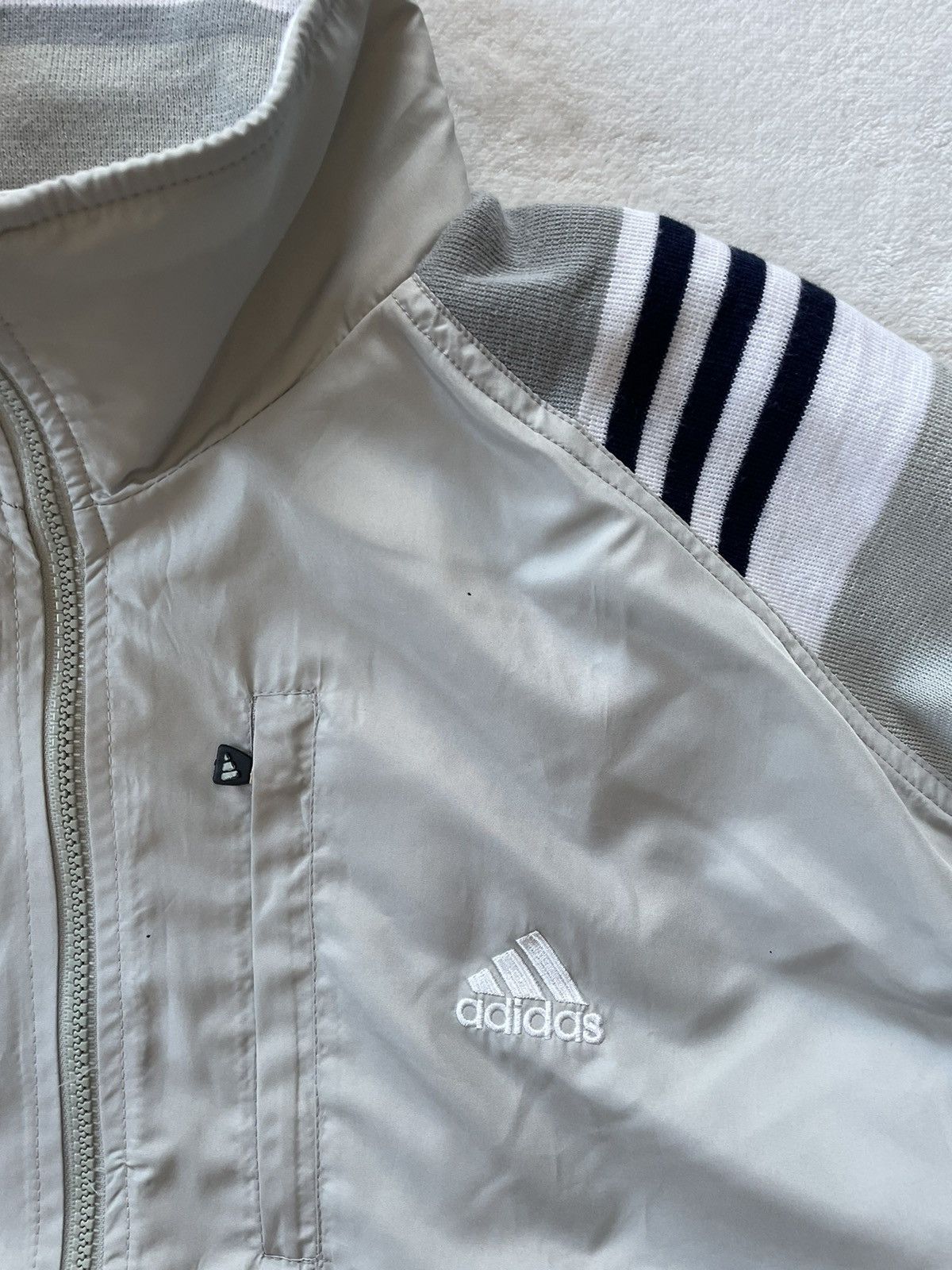 Adidas × Vintage 🫒 ADIDAS RETRO TRACKSUIT JACKET + PANTS Y2K 90’s Size US L / EU 52-54 / 3 - 3 Thumbnail