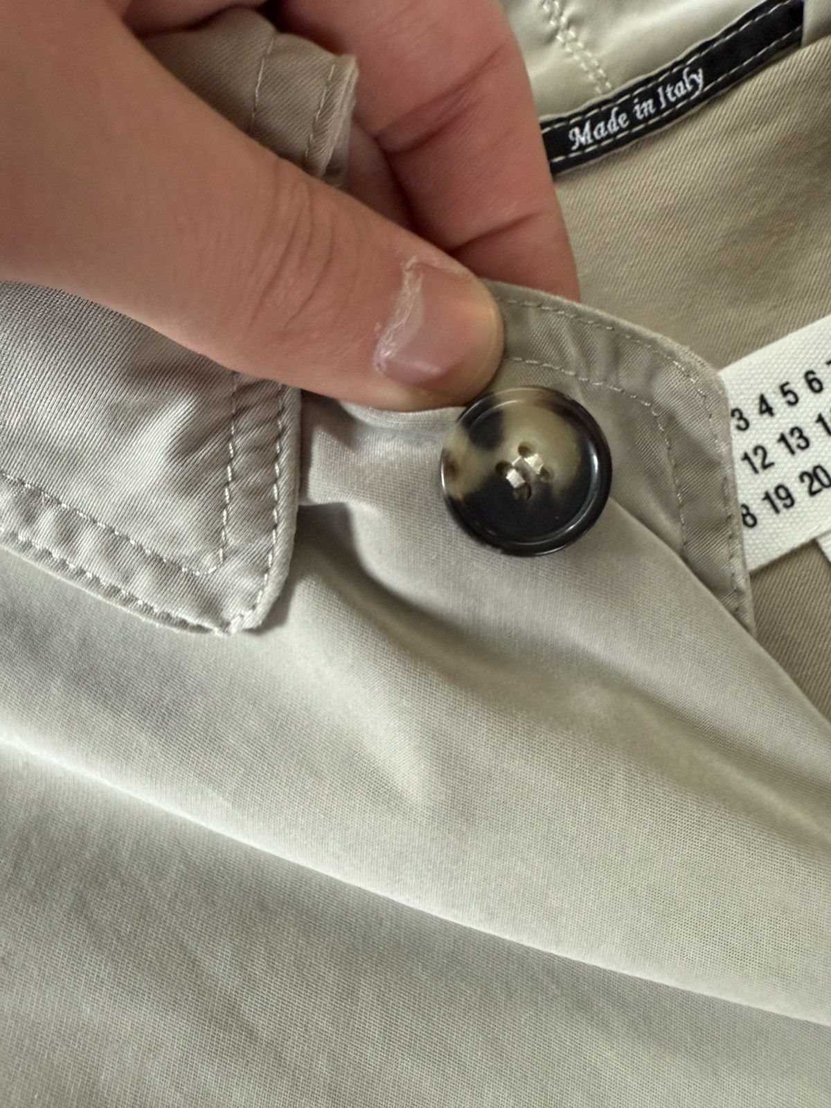 Maison Margiela Maison Margiela Beige Peached Raincoat Size US S / EU 44-46 / 1 - 6 Thumbnail