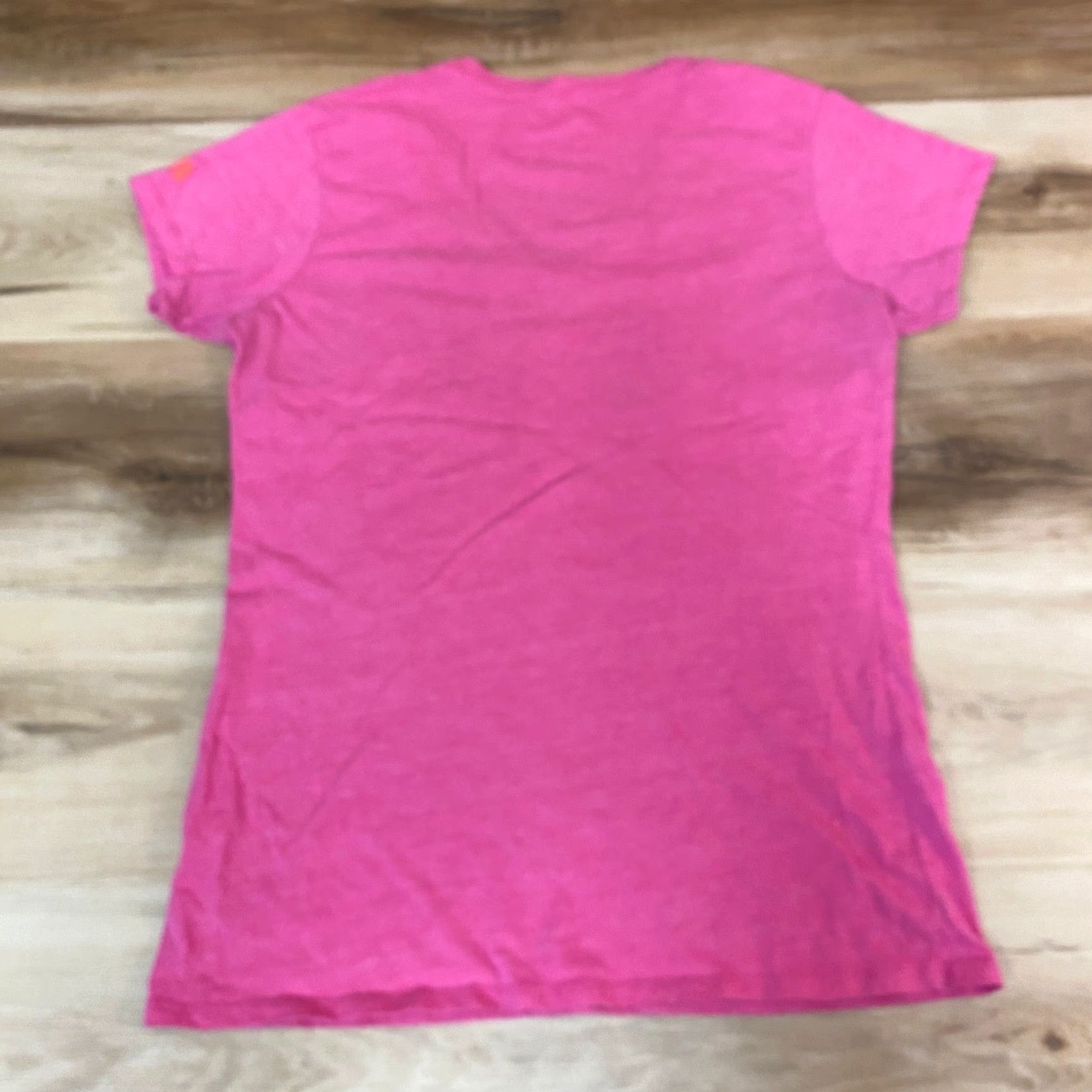 The North Face The North Face Womens T-Shirt V-Neck Pink Short Sleeve TNF Logo Slim Fit Casual Shirt M Size M / US 6-8 / IT 42-44 - 8 Thumbnail