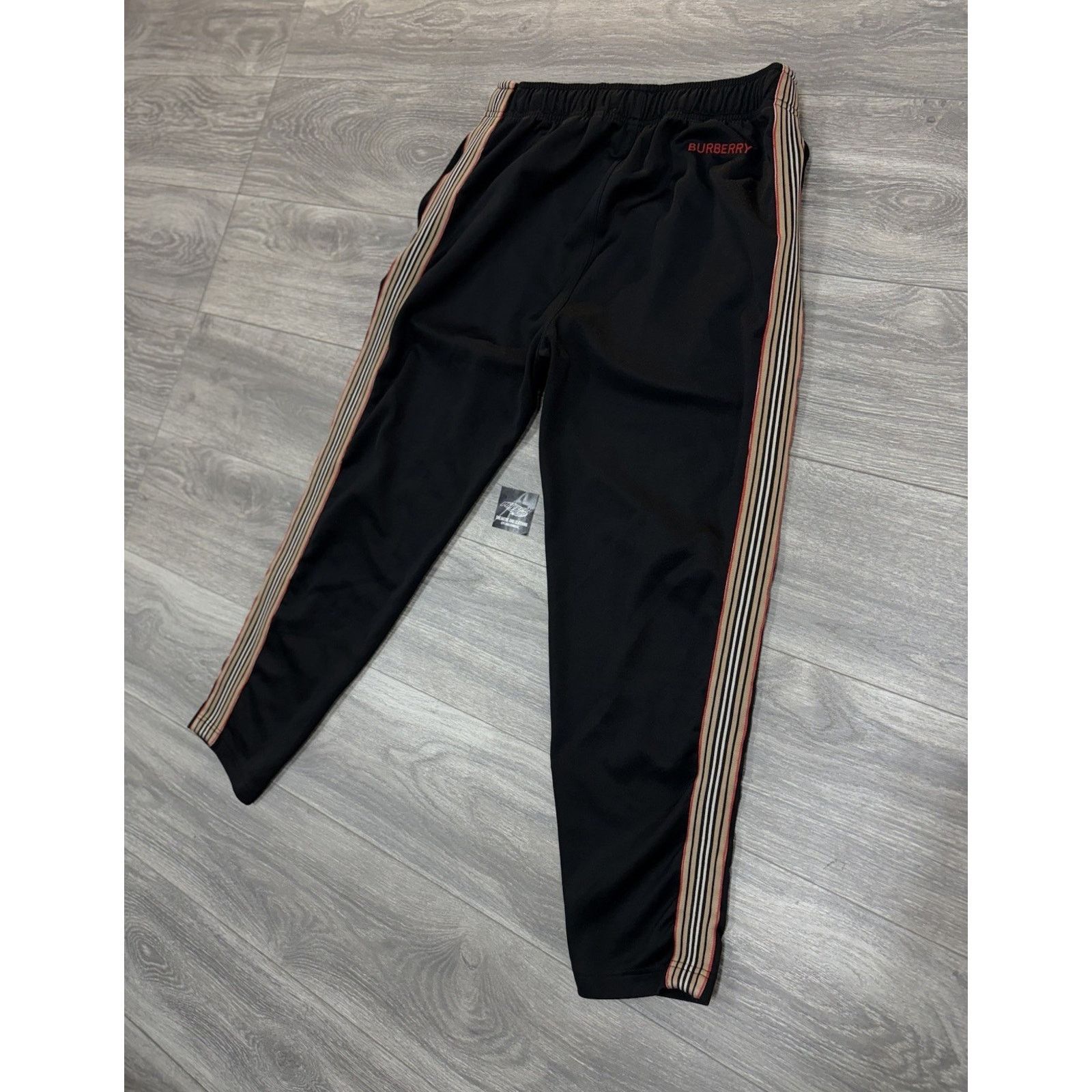 Burberry Burberry Striped Track Suit ' Black ' | EXCELLENT! Size US L / EU 52-54 / 3 - 18 Thumbnail