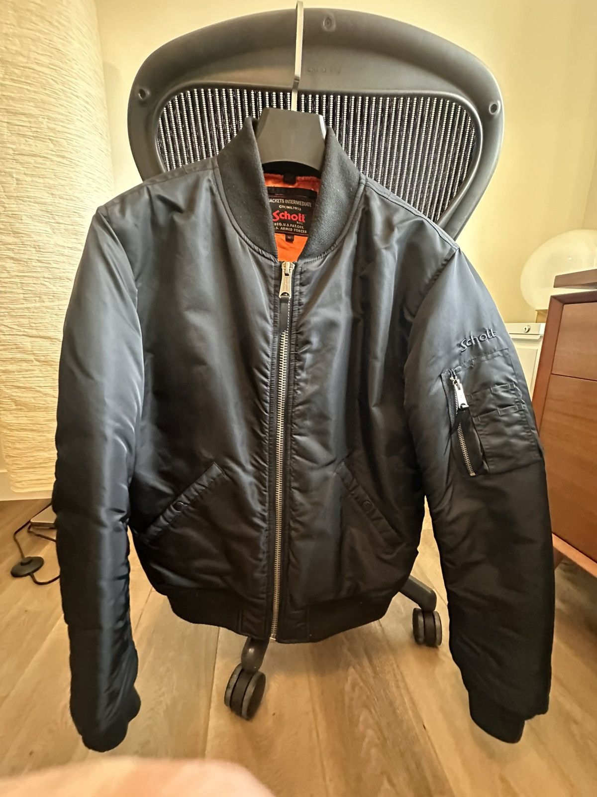 Schott MA-1 Flight Jacket Schott NYC | Grailed