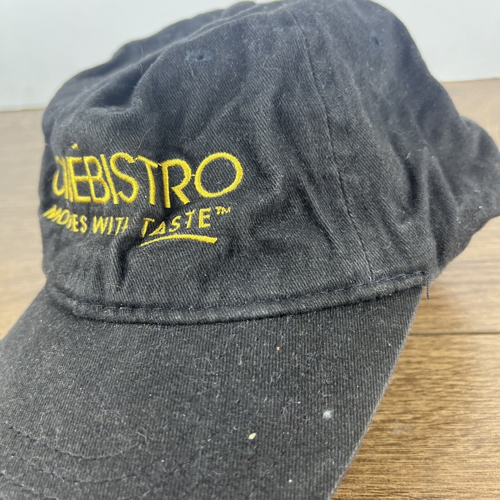 Other Cinebistro Black Hat Adjustable Adult Size Black Hat Cap Size ONE SIZE - 7 Thumbnail