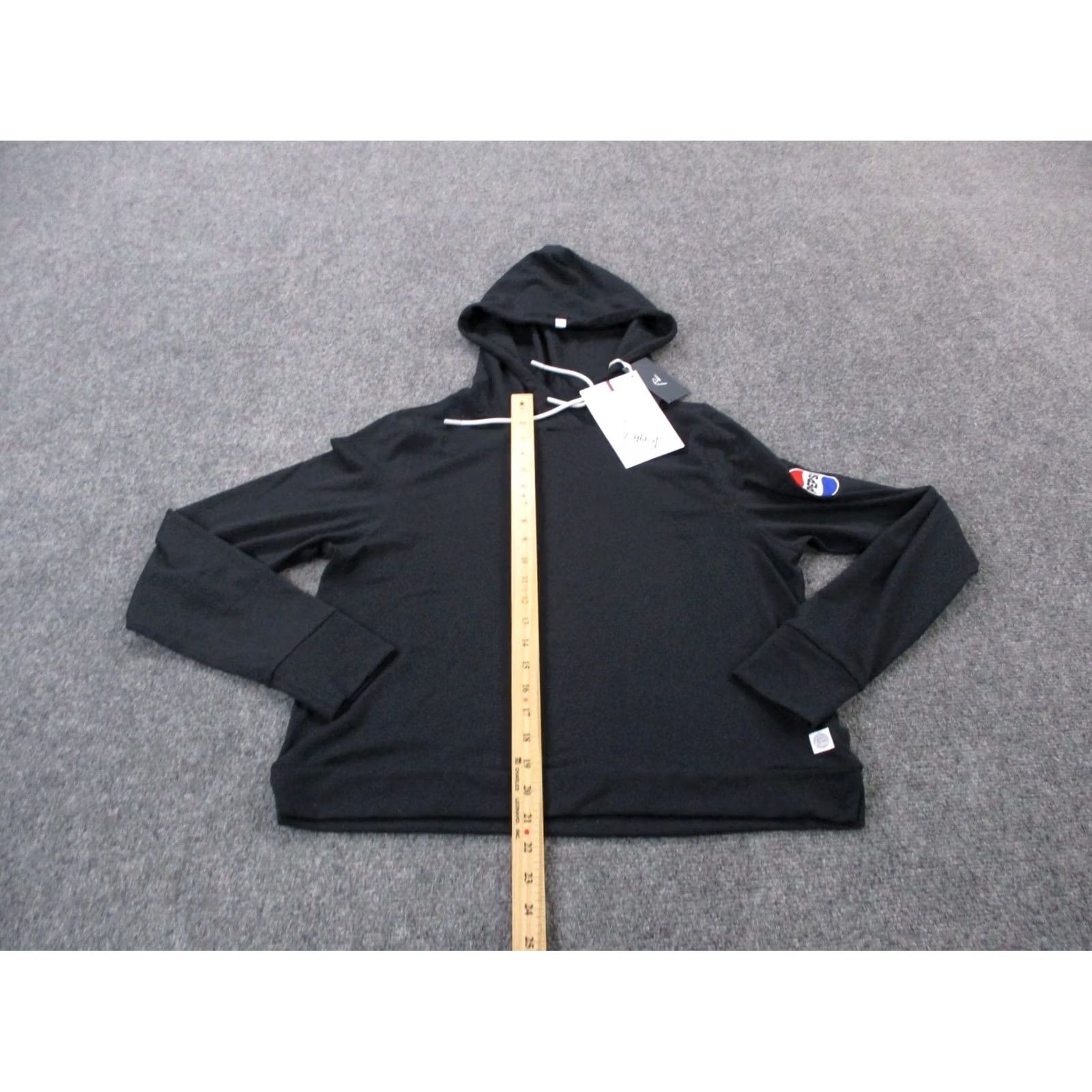 Vintage Rhoback Hoodie Womens M Black Tempo Performance Pullover Nike-Style? Size M / US 6-8 / IT 42-44 - 3 Thumbnail