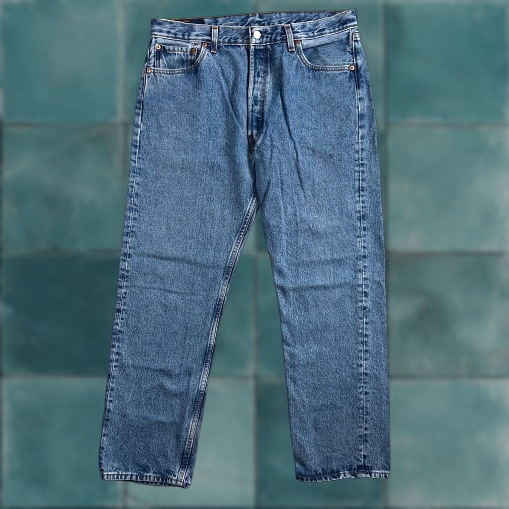 Levi's Levi's 501 Jeans Vintage 90s USA Straight Leg Blue 36x30 Regular Men Size US 36 / EU 52 - 1 Thumbnail