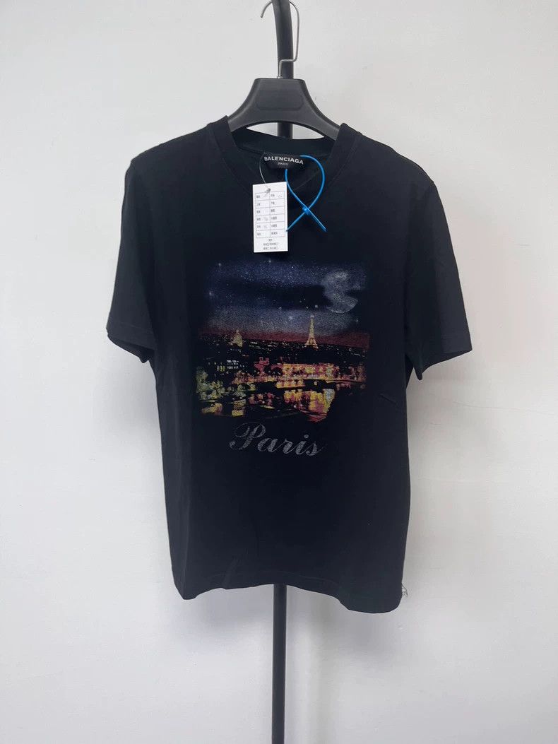 Balenciaga balenciaga Night Paris Tower short sleeves Size US XS / EU 42 / 0 - 1 Thumbnail